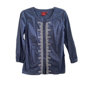 Oscar by Oscar de la Renta - Women's Button-Down Blouse Top Size: 6